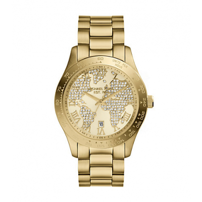 Michael Kors Ladies Layton Gold-Tone Watch MK5959