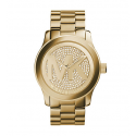 Michael Kors Ladies Slim Runway Rose Gold-Tone Acrylic Watch MK5706