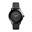 Michael Kors Ladies Kinley Pavé Black Stainless Steel Watch MK5999