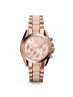 Michael Kors Ladies Mini Bradshaw Acetate and Rose Gold-Tone Watch MK6066