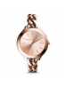 Michael Kors Ladies Slim Runway Rose Gold-Tone Chain-Link Watch MK3223